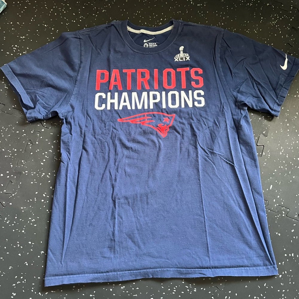 New England Patriots Super Bowl XLIX Champions t-shirt #Patriots
